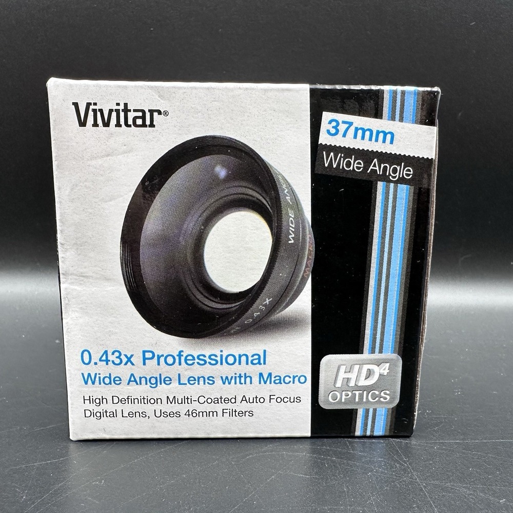 HD WIDE ANGLE WITH MACRO LENS For Camcorder.